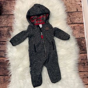 Carter’s Buffalo plaid winter fleece